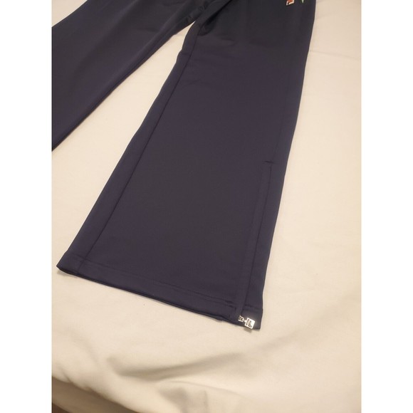Fila Sport Retro Jogger Track Pants Nylon w Ankle Zipper Ladies XL NWOT Navy - Picture 6 of 15